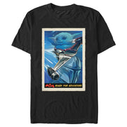 Men's Star Wars: The Mandalorian Ready For Adventure Poster  Adult T-Shirt