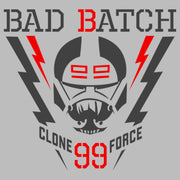 Men's Star Wars: The Bad Batch Lightning Logo  Adult T-Shirt