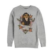 Men's Lion King Scar Surrounded By Idiots Tattoo  Adult Sweatshirt