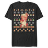 Men's Nintendo Ugly Christmas Super Mario Pixel  Adult T-Shirt