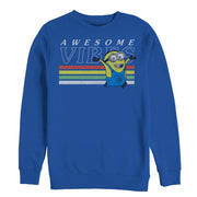 Men's Despicable Me Minion Rainbow Vibes  Adult Sweatshirt