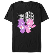 Men's Care Bears Happy Cheer and Share Bears  Adult T-Shirt