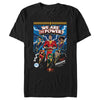 Men's Shazam! Fury of the Gods We Are the Power Comic Book Cover  Adult T-Shirt