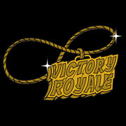 Men's Fortnite Victory Royale Gold Chain  Adult Pull Over Hoodie