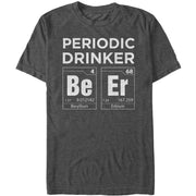 Men's Lost Gods St. Patrick's Day Periodic Table Drinker  Adult T-Shirt