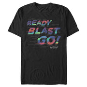 Men's Nerf Gradient Ready Blast Go  Adult T-Shirt