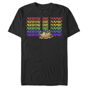 Men's R.I.P. Rainbows in Pieces Arrow Die Namic Unicorn Repeat  Adult T-Shirt