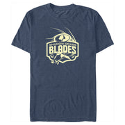 Men's Mossy Oak Shadow Grass Blades Logo  Adult T-Shirt