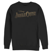 Men's Jungle Cruise Distressed Logo  Adult Sweatshirt