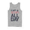 Men's Lost Gods Fourth of July  USA All Day  Adult Tank Top