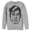 Men's Superman Classic Clark Kent Portrait  Adult Sweatshirt