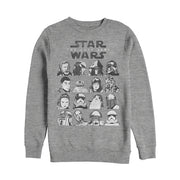 Men's Star Wars The Last Jedi Character Page  Adult Sweatshirt