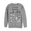 Men's Star Wars The Last Jedi Character Page  Adult Sweatshirt