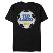 Men's Ted Lasso Soccer Ball  Adult T-Shirt