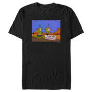 Men's The Simpsons Earth Capital  Adult T-Shirt