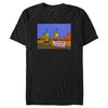 Men's The Simpsons Earth Capital  Adult T-Shirt