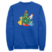 Men's Pokemon Christmas Tree Friends  Adult Sweatshirt