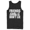 Men's Stranger Things Friends Don't Lie Character Pose  Adult Tank Top