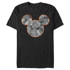 Men's Mickey & Friends Gray Camo Mickey Mouse Logo  Adult T-Shirt