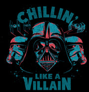 Men's Star Wars Darth Vader Chillin' Like a Villain  Adult T-Shirt