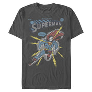 Men's Superman Electrified  Adult T-Shirt