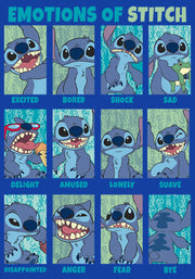 Men's Lilo & Stitch Emotions of 626  Adult T-Shirt