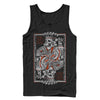 Men's Lost Gods Skeleton King of Hearts  Adult Tank Top