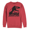 Men's Jurassic Park Dino Skeleton Silhouette Logo  Adult Sweatshirt