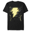 Men's Black Adam Antihero Glowing Body  Adult T-Shirt