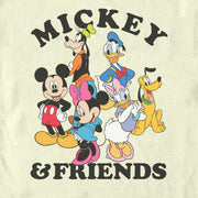 Men's Mickey & Friends Classic Crew  Adult T-Shirt