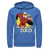 Men's The Incredibles 2 Jack-Jack and Mr. Incredible Best Dad  Adult Pull Over Hoodie