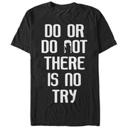 Men's Star Wars Jedi Master Yoda Do or Do Not  Adult T-Shirt