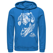 Men's Jurassic Park Tyrannosaurus Rex  Adult Pull Over Hoodie