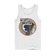 Men's Star Wars: The Rise of Skywalker Rey Vintage Rainbow  Adult Tank Top