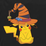 Men's Pokemon Halloween Pikachu Witch  Adult Pull Over Hoodie