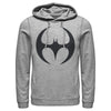 Men's Batman Logo Modern Wing Curve  Adult Pull Over Hoodie