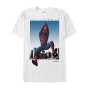 Men's Marvel Spider-Man: Homecoming Cityscape  Adult T-Shirt