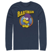 Men's The Simpsons Bartman  Adult Long Sleeve Shirt