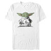 Men's Star Wars: The Mandalorian Grogu Meditate Sketch  Adult T-Shirt