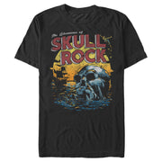 Men's Peter Pan Skull Rock Vintage Sunset Poster  Adult T-Shirt