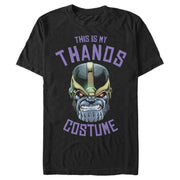 Men's Marvel Halloween Thanos Costume  Adult T-Shirt