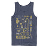 Men's Despicable Me 3 Minion Lab Work  Adult Tank Top