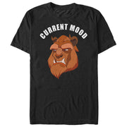 Men's Beauty and the Beast Mood  Adult T-Shirt