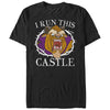 Men's Beauty and the Beast Run Castle  Adult T-Shirt