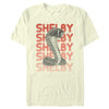 Men's Shelby Cobra Repeating Logo  Adult T-Shirt