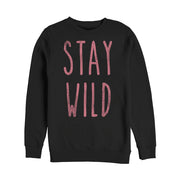 Women's Peaceful Warrior Stay Wild  Adult Sweatshirt