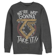 Men's Twisted Sister We're Not Gonna Take It  Adult Sweatshirt