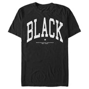 Men's BET Black Text  Adult T-Shirt