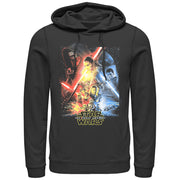 Men's Star Wars The Force Awakens Cool Poster  Adult Pull Over Hoodie