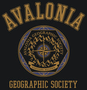 Men's Strange World Avalonia Geographic Society  Adult T-Shirt